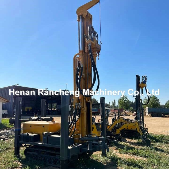200m Crawler moteur diesel machine de forage de puits d'eau puits de forage mine de forage