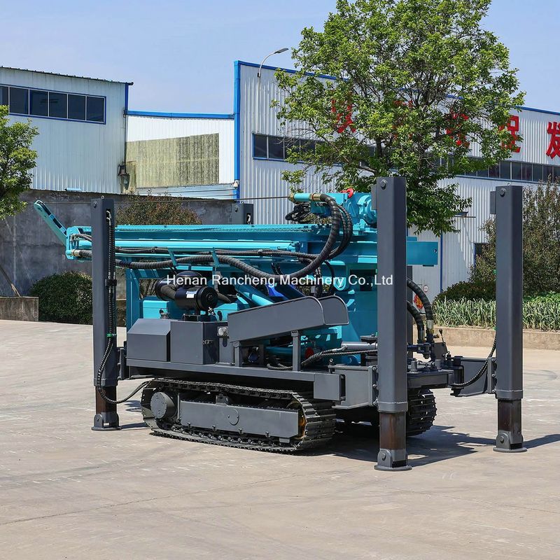 280m puits d'eau de forage rig diesel hydraulique puissance CE / ISO certifié pour le village / irrigation