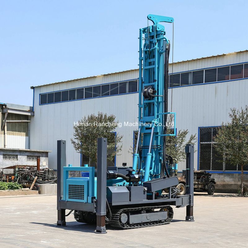 280m puits d'eau de forage rig diesel hydraulique puissance CE / ISO certifié pour le village / irrigation