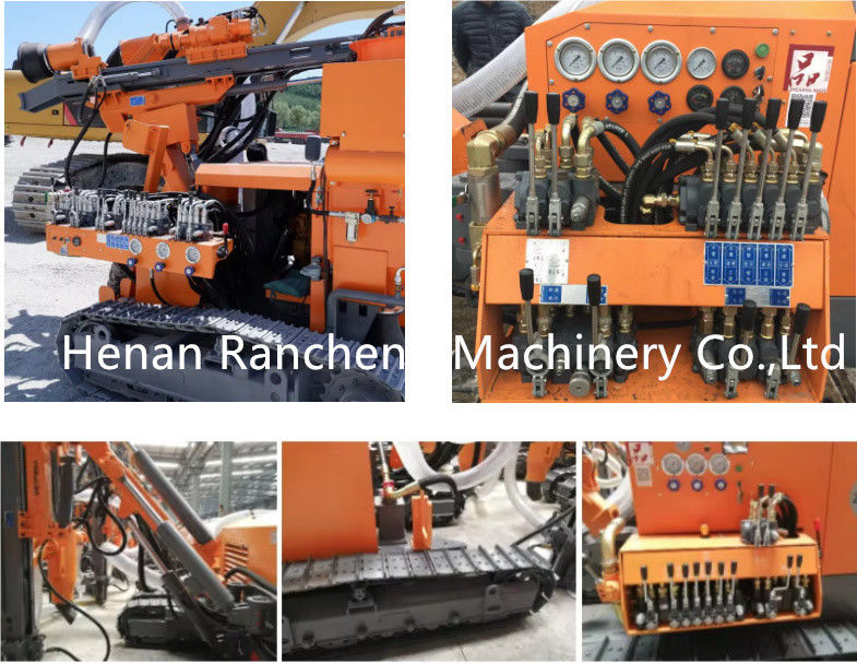Forage hydraulique intégré de 20 m RCZ412B-1 Modèle 58KW Moteur Yuchai avec collecteur de poussière