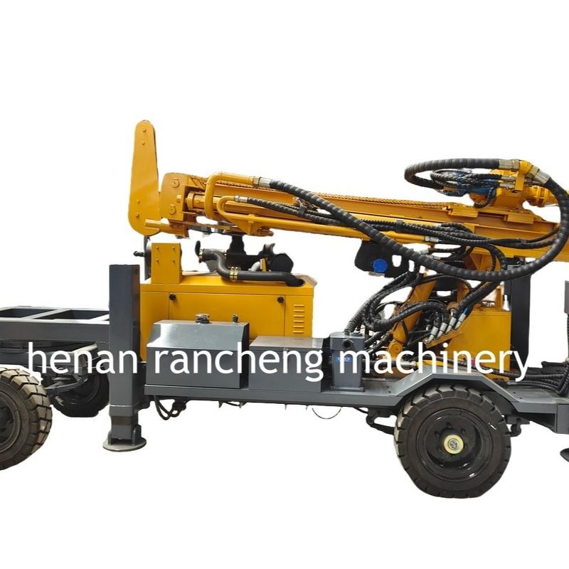Machine de forage de forage portable RCF220W avec une force de levage de treuil de 1,4 T