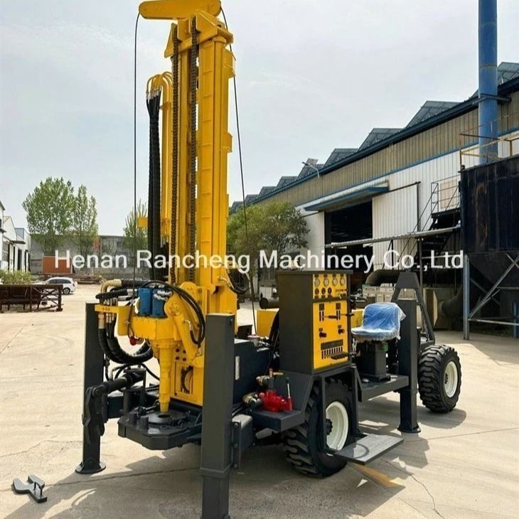 Machine de forage de forage portable RCF220W avec une force de levage de treuil de 1,4 T