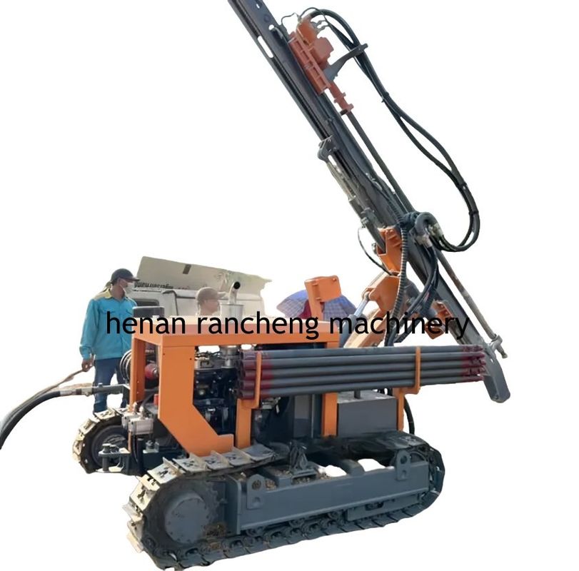 Forage hydraulique intégré de 20 m RCZ412B-1 Modèle 58KW Moteur Yuchai avec collecteur de poussière