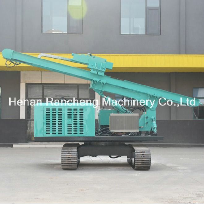 Travaux de sol photovoltaïque hydraulique rampant pilote de pile solaire RC240Y Hydraulique ramper pile solaire machine