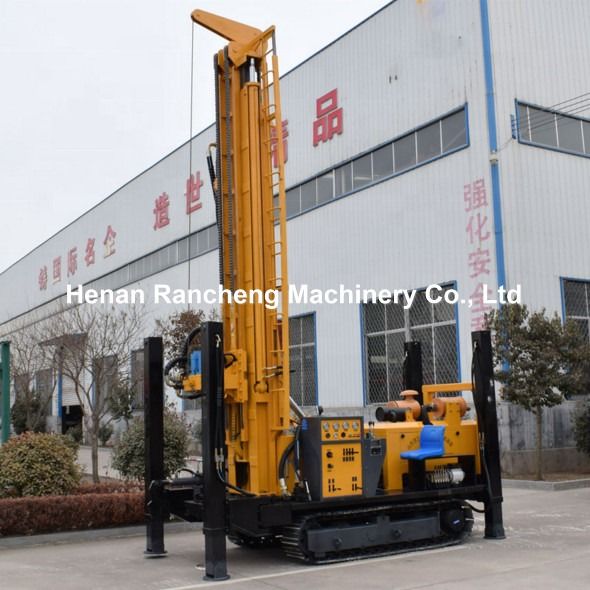 Forage de puits d'eau profonde de 600 m moteur diesel Rig RCF600C DTH Mining Crawler Mounted Machine
