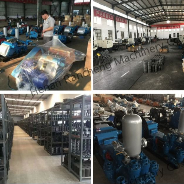 Puissance de 185 kW 7MPa Pompes à boue de forage à pression maximale pour projets de puits d'eau profonde de 1000 m 7200 kg