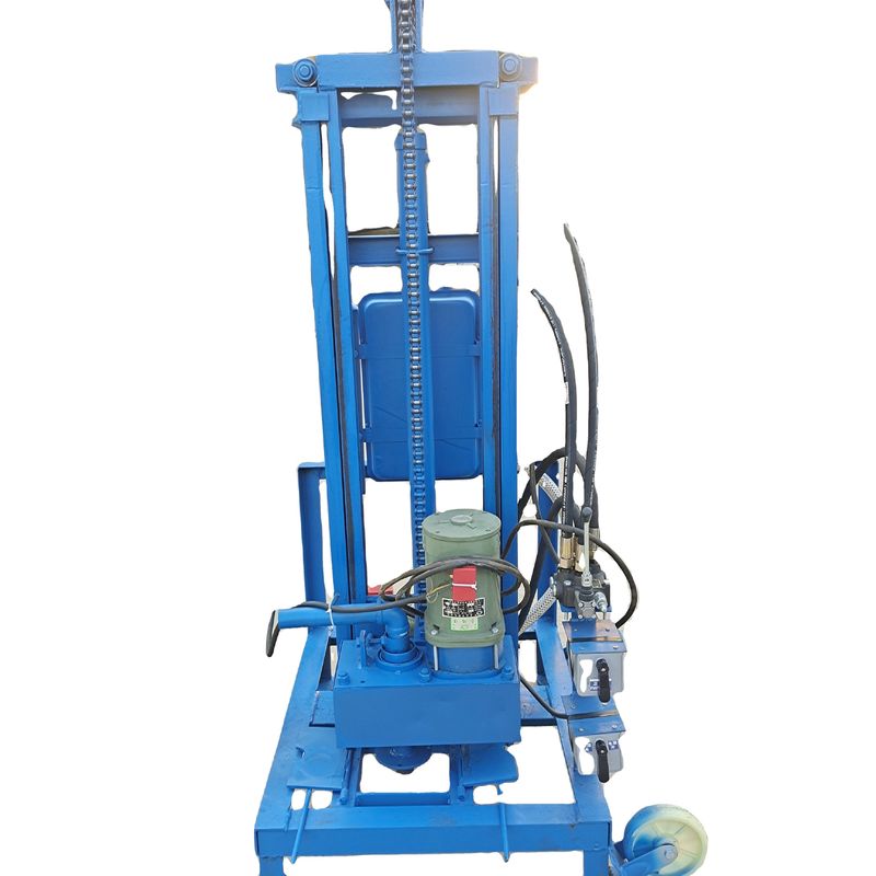 Forage de puits électriques portatifs de 100 m de profondeur avec moteur de 22 ch 40 kg de charge maximale