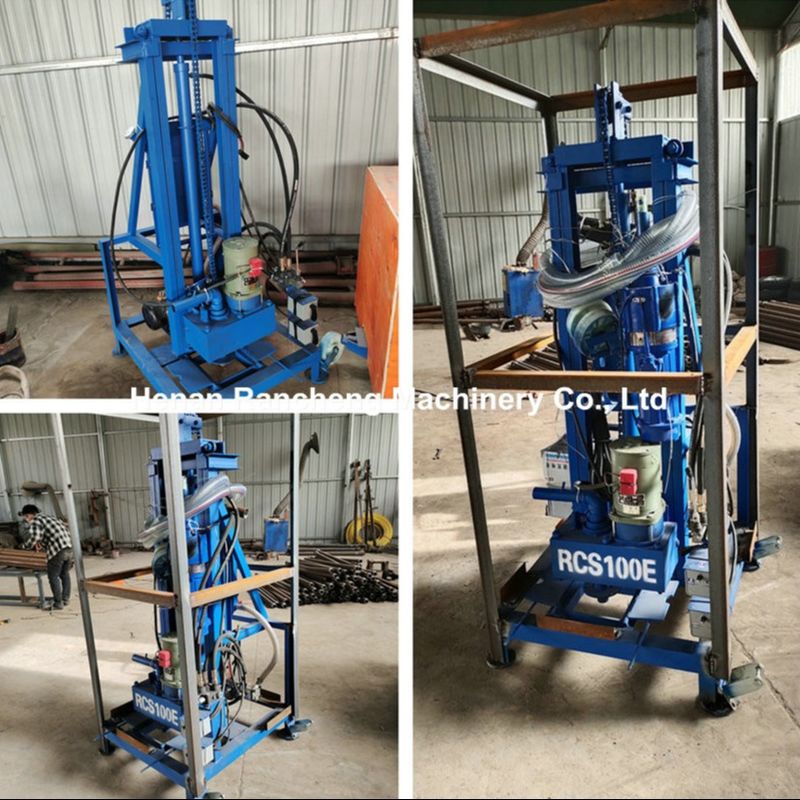 Forage de puits électriques portatifs de 100 m de profondeur avec moteur de 22 ch 40 kg de charge maximale