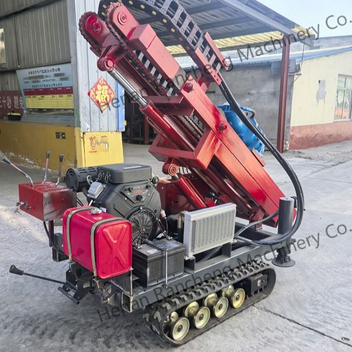 RCKM-30S Petit pilote hydraulique pour l'installation de pilotes solaires avec moteur à essence de 28 ch