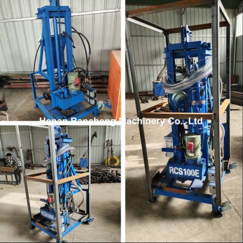 Forage de puits électriques portatifs de 100 m de profondeur avec moteur de 22 ch 40 kg de charge maximale
