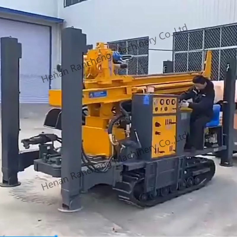 Machine de forage de puits d'eau pour forage de trou profond DTH avec une profondeur de 350m