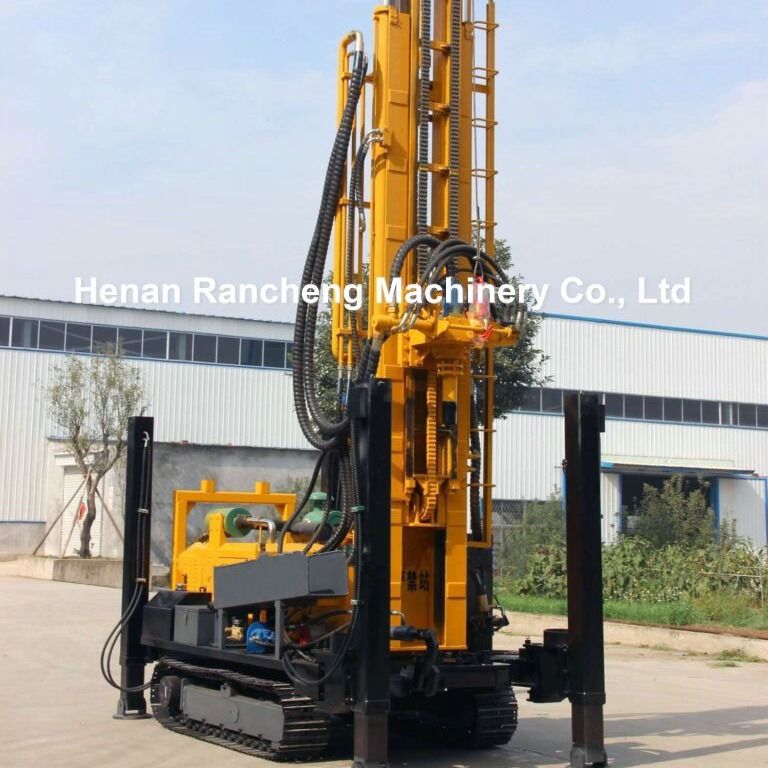 Machine de forage de puits d'eau pour forage de trou profond DTH avec une profondeur de 350m