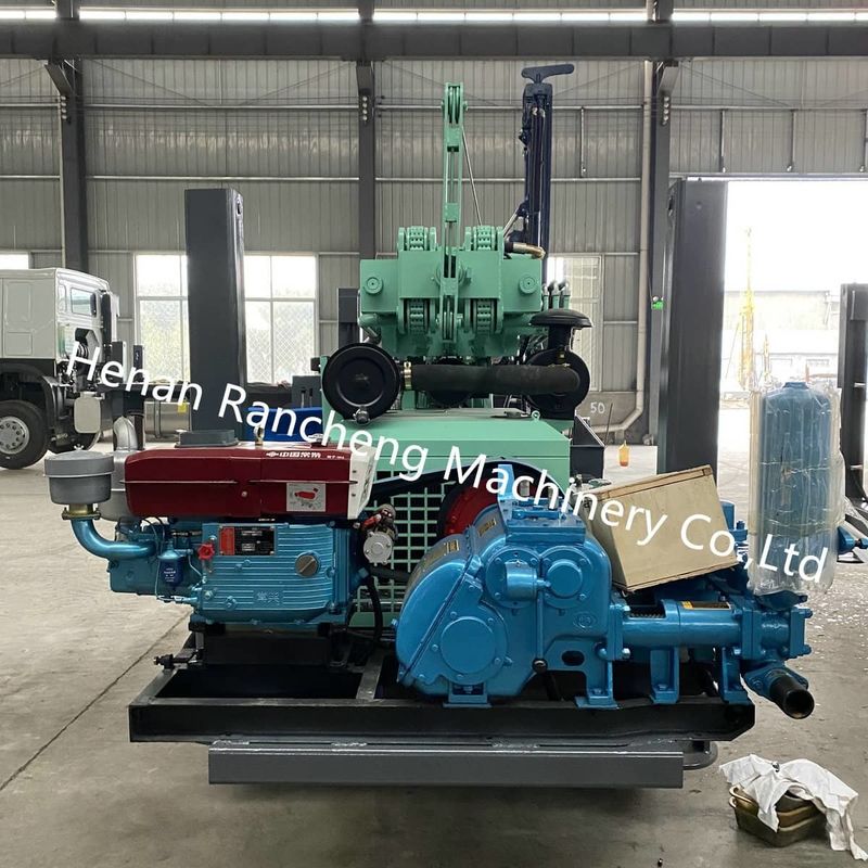 Forage en profondeur de forage DTH 350m profondeur de puits d'eau Machine à fonctionnement hydraulique complet