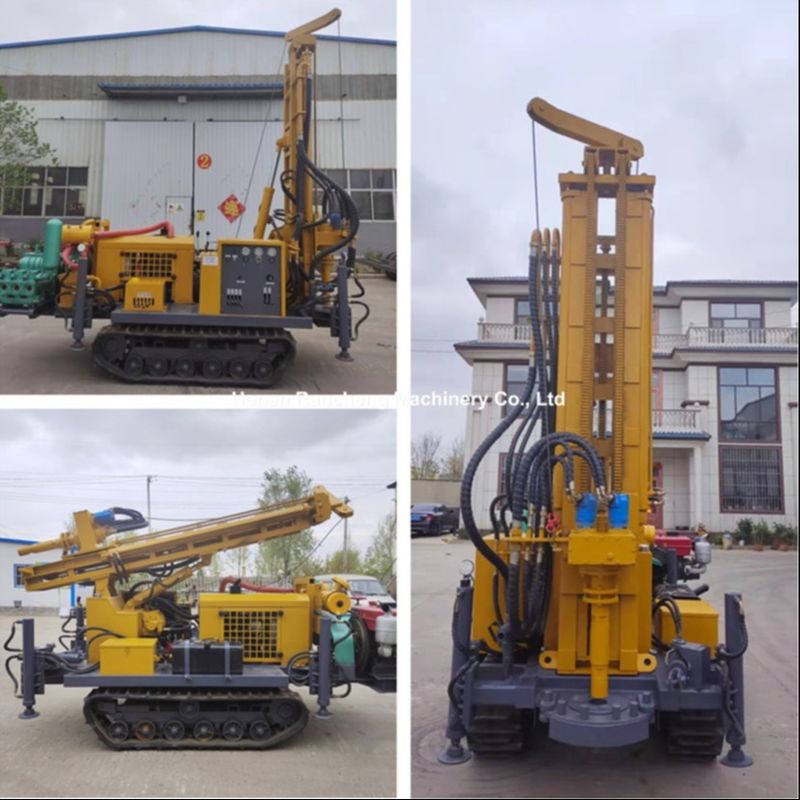 150M Crawler monté puits d'eau profonde puits de forage rig hydraulique puits d'eau machine