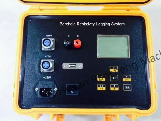 300m Équipement géophysique Forage de puits d'eau Outil d'enregistrement de la résistance apparente Système de mesure de l'enregistrement