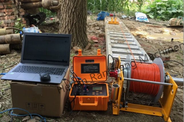 300m Équipement géophysique Forage de puits d'eau Outil d'enregistrement de la résistance apparente Système de mesure de l'enregistrement