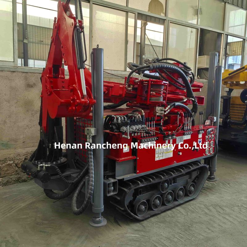 Machine de plate-forme de forage de puits d'eau de RCF180S avec le bras de l'excavatrice 0.8t pour le tuyau de 76mm/89mm