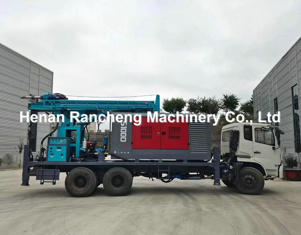 Machine de forage de puits d'eau montée sur un camion à 350 m de profondeur avec camion HOWO 6X4