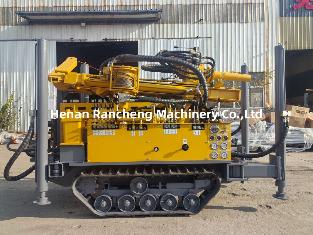 Machine de forage de puits d'eau à 180 m de profondeur 77,3 kW Moteur Crawler Rig de forage de puits d'eau
