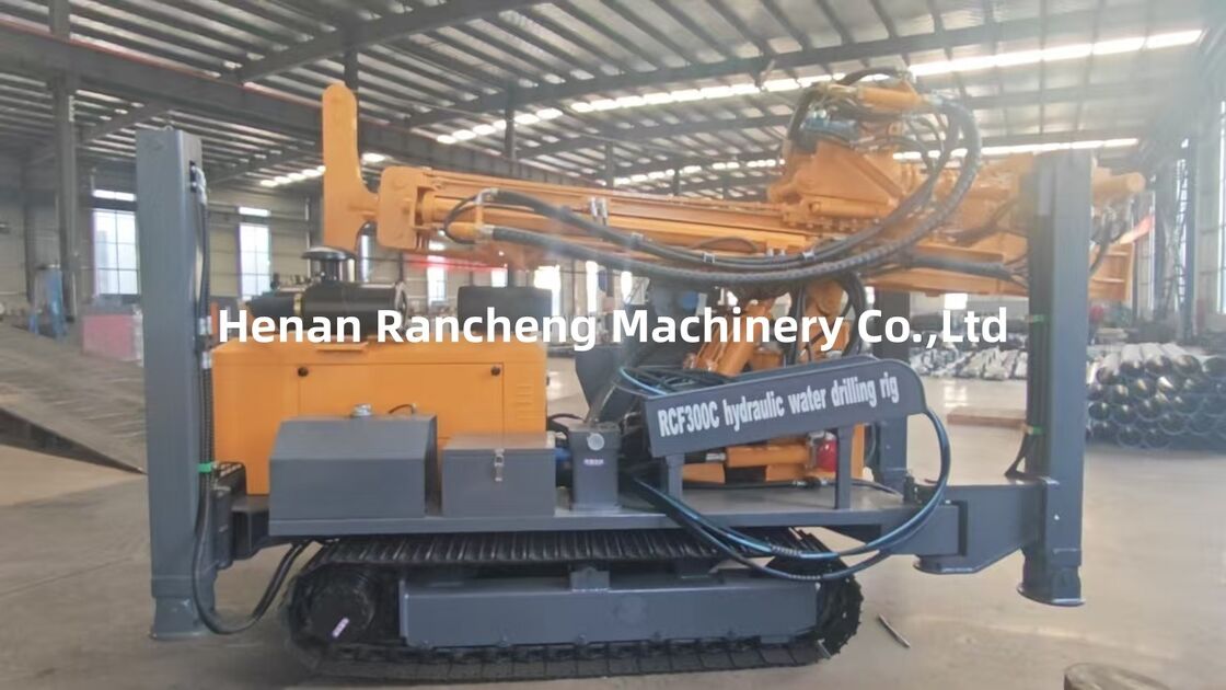 300m profondeur de forage puits d'eau type de forage de type machine de forage 85KW moteur Yuchai