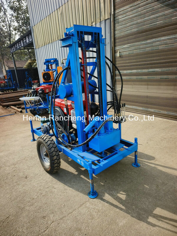Profondeur de forage de 150 m Machine de forage portable de puits d'eau avec diamètre de forage de 450 mm