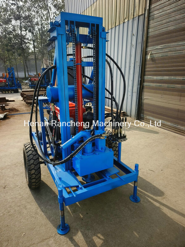Profondeur de forage de 150 m Machine de forage portable de puits d'eau avec diamètre de forage de 450 mm