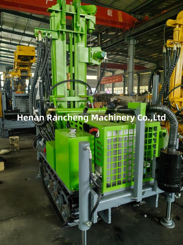 RCF150S Crawler Mounted Rotary Water Well Drilling Rig with 150 Meter Drilling Depth and 42KW Diesel Engine