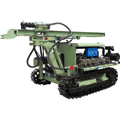 90 mm - 140 mm Dia équipement de forage DTH moteur diesel de 45 kW vers le bas la perceuse