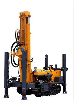 180 m de profondeur, machine de forage montée sur une plate-forme de forage 55 kW, 90 mm - 300 mm de diamètre