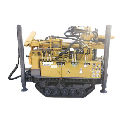Machine de forage de puits d'eau à 180 m de profondeur 77,3 kW Moteur Crawler Rig de forage de puits d'eau