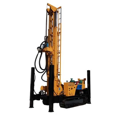 Équipement hydraulique pneumatique pour le forage de puits d'eau Profondeur de forage de 500 m Moteur de 118 kW