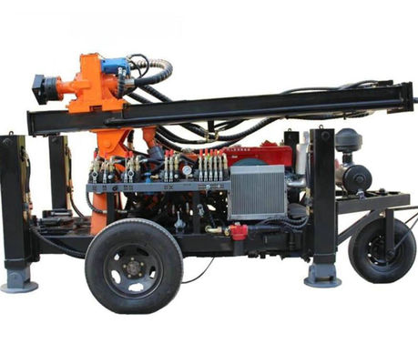 150m Profondeur de forage Forage de puits d'eau Machine de forage de puits 32HP 100 - 219mm Diamètre