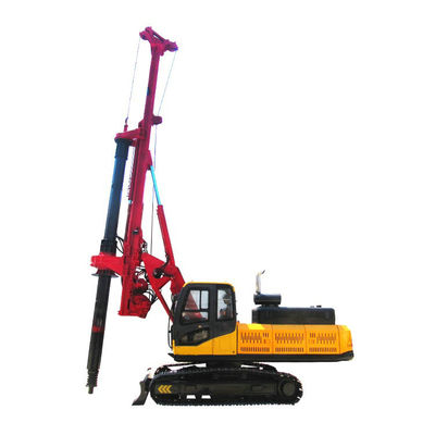 Machine de forage rotative à puits d'eau montée sur un gratte-ciel 170 kW Moteur 40 m Profondeur de piles