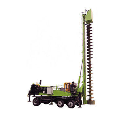 6 - 10 m profondeur du trou de pilonnage auger rotatif de forage 34 kW Puissance du moteur diesel