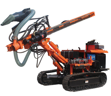 Machine de forage hydraulique à rampe DTH 61 ch moteur diesel 40 m profondeur de forage