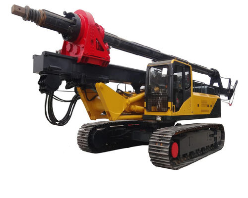 20 m profondeur de forage Réglage hydraulique rotatif de forage de puits 205 chevaux Moteur diesel