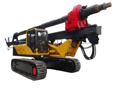 Machine de forage rotative montée sur un gratte-ciel à 30 m de profondeur 205 chevaux Puissance du moteur diesel