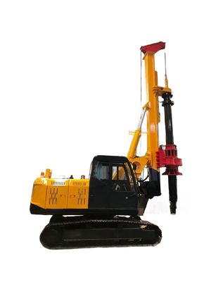 Équipement de forage rotatif monté sur un rampant 190 kW Puissance du moteur 60 m Profondeur de piles