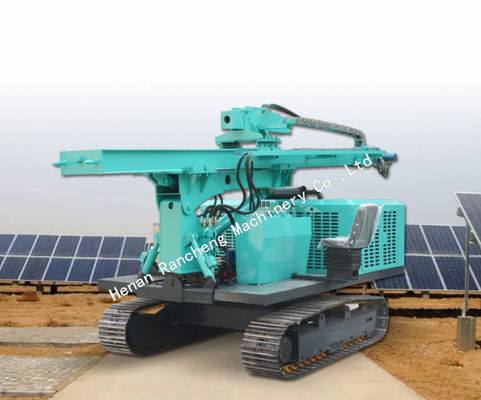 Travaux de sol photovoltaïque hydraulique rampant pilote de pile solaire RC240Y Hydraulique ramper pile solaire machine