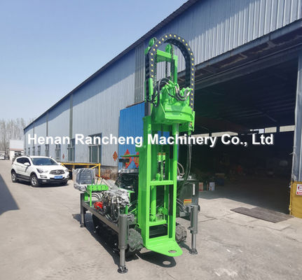 Machine de forage de forage de petite taille de 30 m / Mini-Crawler monté pilote de pile solaire