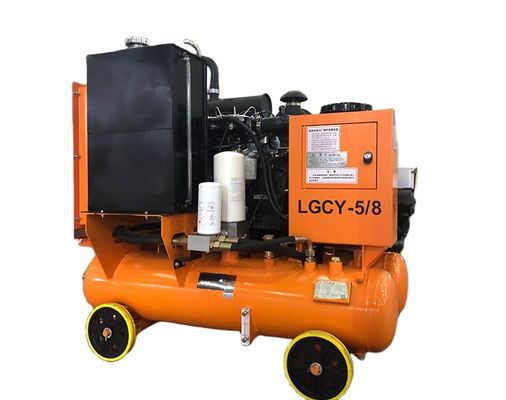 LGCY - 5 / 8 36.8kw compresseur de forage à air 8 bar pression de travail moteur diesel