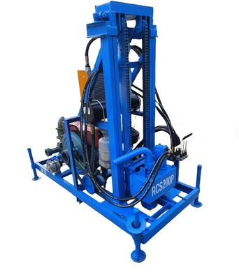 100 mm - 450 mm Dia Portable Machine de forage à l'eau 150 m de profondeur avec deux roues