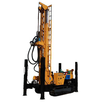 Machine de forage de puits d'eau à 400 m de profondeur moteur Yuchai 92 kW