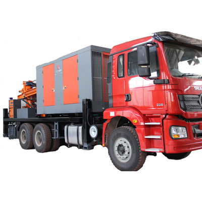 Camion de forage de puits d'eau 260m Profondeur 155KW Charge Moteur de véhicule 20T Poids