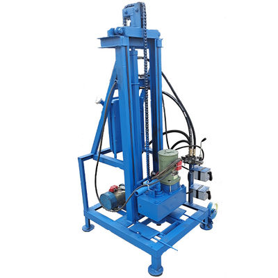 Machine de forage de puits d'eau hydraulique portable à cylindre 100m profondeur 51mm Forage Dia