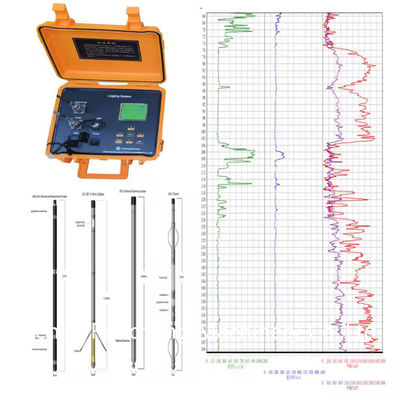 Petite sonde à haute pression pour l'enregistrement géophysique des profondeurs et l'analyse des limites du lit