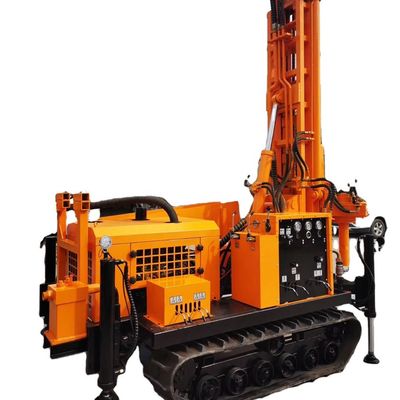 Machine hydraulique de forage de puits hydrauliques de 200 m 5800 kg avec moteur diesel de 58 kW et force de levage de 5 tonnes
