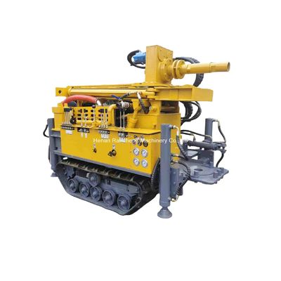 Mini machine de forage de puits d'eau portable avec pompe à boue et compresseur d'air