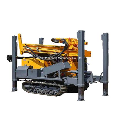 Vente à chaud Profondeur 200m Crawler monté machine de forage de puits d'eau 58KW YuChai moteur diesel