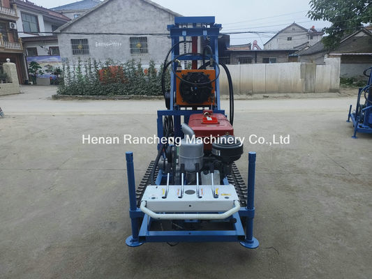 RCS200C Crawler monté 150m Portable Petite plateforme de forage de puits d'eau rotative